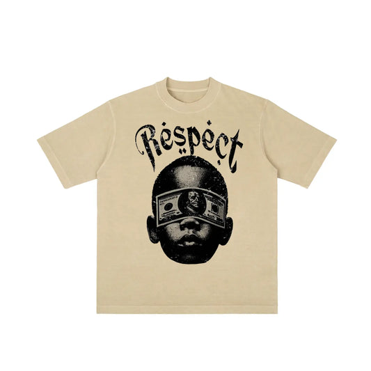Respect The Game Vintage Wash Drop Shoulder T-shirt ODMPOD